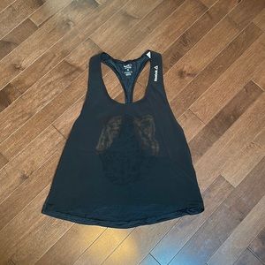 Womens Reebok Black Athletic Tank